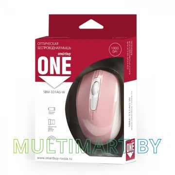 Мышь Smartbuy One SBM-331 (розовый) картинка 3